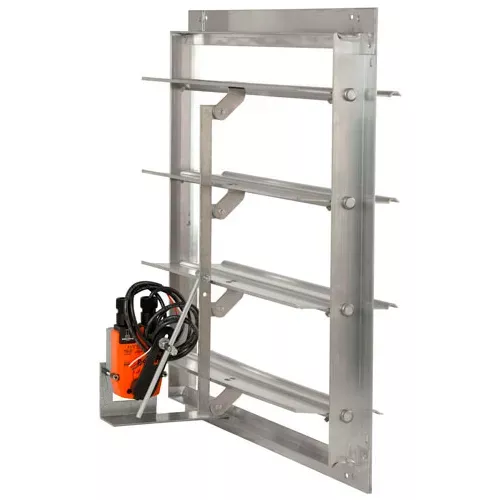 galvanized-steel-flanged-motorized-damper-24-gmd-24 Galvanized Steel Flanged Motorized Damper 24" - GMD 24