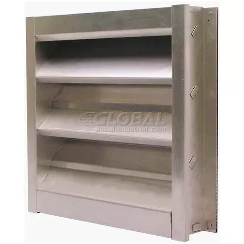 Galvanneal Modular Fixed Louver 24" - GFL 24