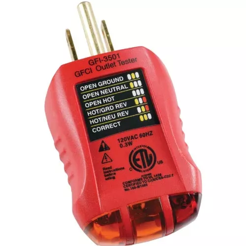 gfi-3501-gardner-bender-outlet-gfi-tester GFI-3501 Gardner Bender Outlet and GFI Tester