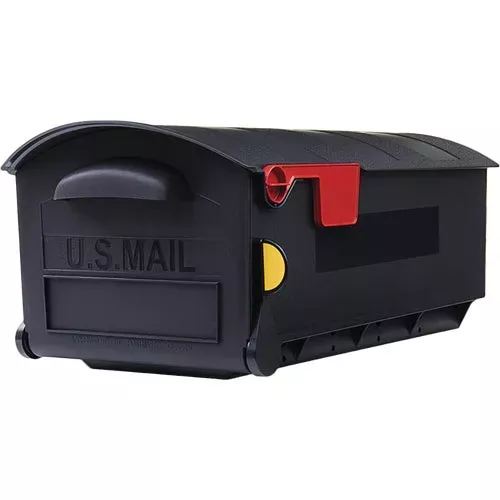 gmb515bam-gibraltar-patriot-plastic-post-mount-mailbox GMB515BAM Gibraltar Patriot Plastic Post Mount Mailbox