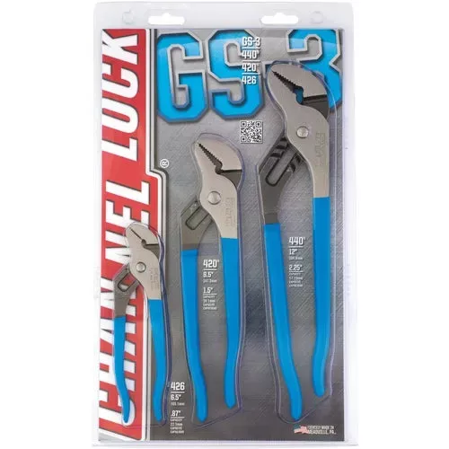 GS-3 Channellock 3-Piece Plier Set