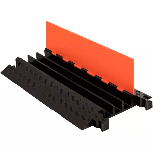 guard-dog-3-ch-cable-protector-orange-lid-black-base Guard Dog 3 CH Cable Protector - Orange Lid/Black Base