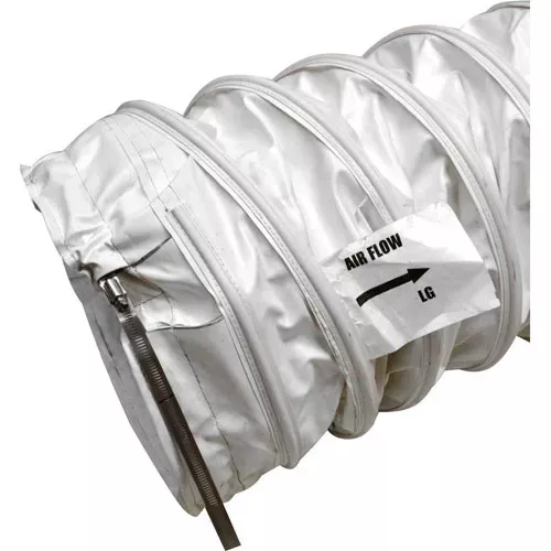 heat-wagon-18-dia-long-heater-duct-25-l-white Heat Wagon 18" Dia. Long Heater Duct, 25'L, White