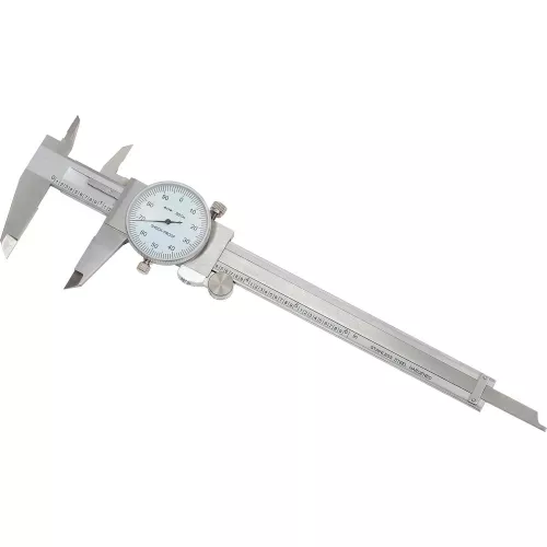 hhip-6-precision-dial-caliper-with-white-dial HHIP 6" Precision Dial Caliper With White Dial
