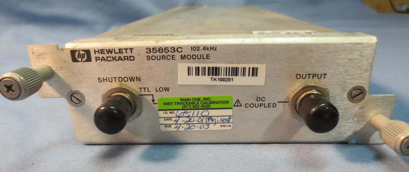hp-hewlett-packard-35653c-source-module HP HEWLETT PACKARD 35653C SOURCE MODULE