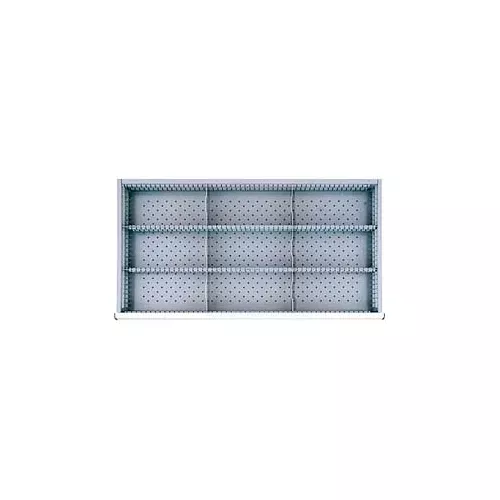 HS Drawer Layout, 9 Compartments 7" H