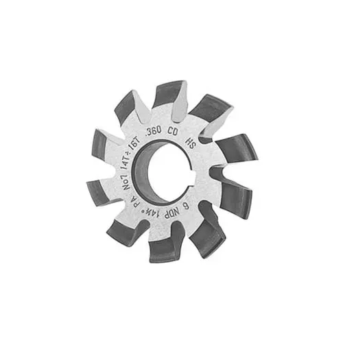 hss-import-involute-gear-cutters-14-5-pressure-angle-dp-32-1-3 HSS Import Involute Gear Cutters, 14.5 ° Pressure Angle, DP 32-1 #3