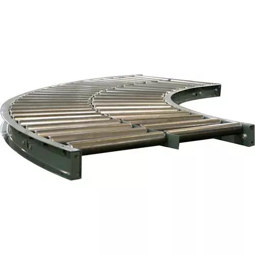 hytrol-36-w-1-9-galvanized-double-roller-curve-19gsrc-33-90d-33-between-rails Hytrol 36"W - 1.9" Galvanized Double Roller Curve 19GSRC-33-90D - 33" Between Rails