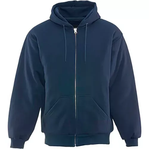 Insulated Quilted Sweatshirt Regular, Navy - 2XL