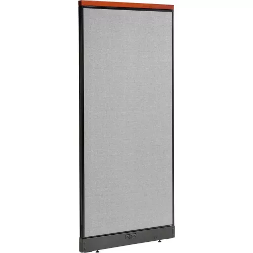 interion-deluxe-electric-office-partition-panel-36-1-4-w-x-77-1-2-h-gray Interion Deluxe Electric Office Partition Panel, 36-1/4"W x 77-1/2"H, Gray