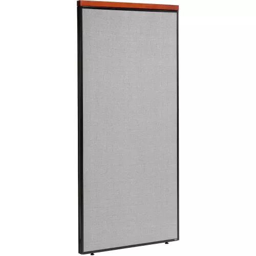 interion-deluxe-office-partition-panel-36-1-4-w-x-73-1-2-h-gray Interion Deluxe Office Partition Panel, 36-1/4"W x 73-1/2"H, Gray