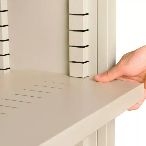 interion-extra-shelf-steel-bookcase-putty Interion Extra Shelf For Steel Bookcase, Putty