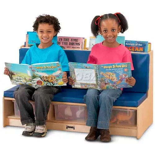 jonti-craft-literacy-couch-blue Jonti-Craft Literacy Couch - Blue