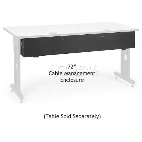 kendall-howard-cable-management-enclosure-72-classroom-training-table Kendall Howard™Cable Management Enclosure for 72" Classroom Training Table
