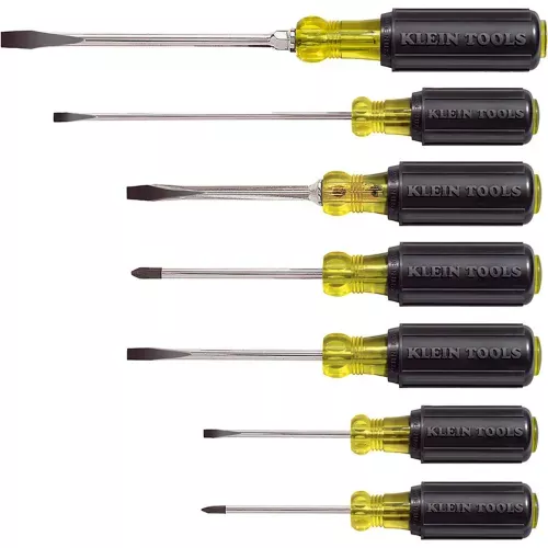 klein-tools-7-piece-cushion-grip-screwdriver-set-85076 Klein Tools 7 Piece Cushion-Grip Screwdriver Set 85076