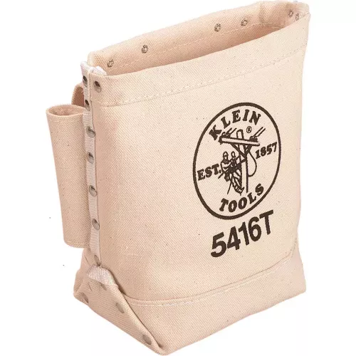 klein-tools-canvas-bull-pin-bolt-bag-tunnel-loop-5416t Klein Tools Canvas Bull Pin/Bolt Bag, Tunnel Loop 5416T