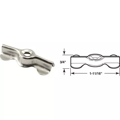 l-5772-prime-line-flush-double-wing-clips L 5772 Prime-Line Flush Double Wing Clips