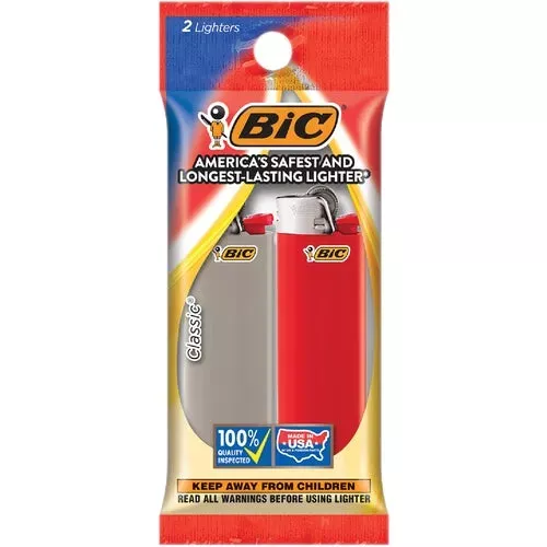 lcpmw220-bic-2-pack-pocket-lighter-clip-strip LCPMW220 BIC 2-Pack Pocket Lighter Clip Strip