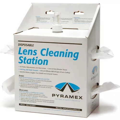 Lens Cleaning Station, 16oz Solution, 1200 Tissues