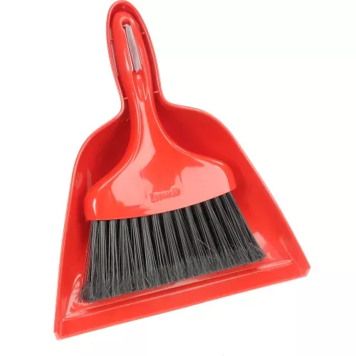 libman-commercial-dust-pan-with-whisk-broom-red-906-pkg-qty-6 Libman Commercial Dust Pan With Whisk Broom - Red - 906 - Pkg Qty 6