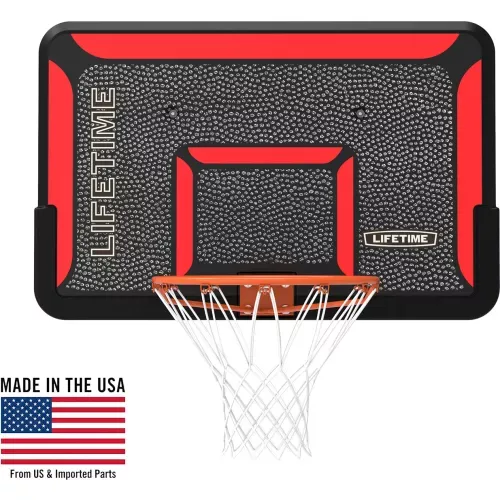 lifetime-44-rectangular-impact-basketball-backboard-with-classic-rim Lifetime 44" Rectangular Impact Basketball Backboard with Classic Rim