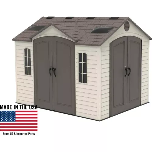lifetime-8-x-10-dual-entry-storage-shed Lifetime 8' x 10' Dual Entry Storage Shed