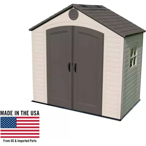 lifetime-8-x-5-storage-building-with-windows Lifetime 8' x 5' Storage Building With Windows