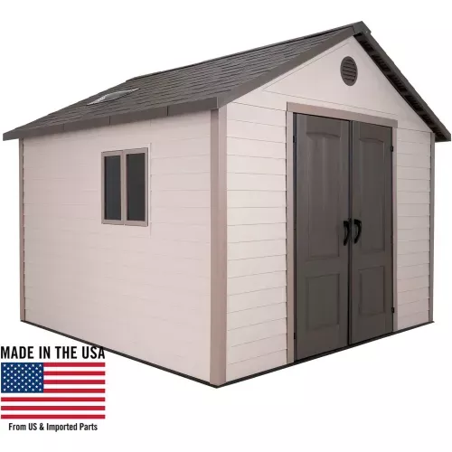 lifetime-storage-building-11-x-11-with-windows Lifetime Storage Building 11' x 11' with Windows