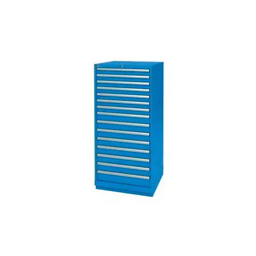 lista-15-drawer-standard-width-cabinet-bright-blue-master-keyed Lista 15 Drawer Standard Width Cabinet - Bright Blue, Master Keyed
