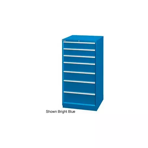 lista-28-1-4-w-cabinet-7-drawer-62-compart-light-gray-master-keyed Lista 28-1/4"W Cabinet, 7 Drawer, 62 Compart - Light Gray, Master Keyed