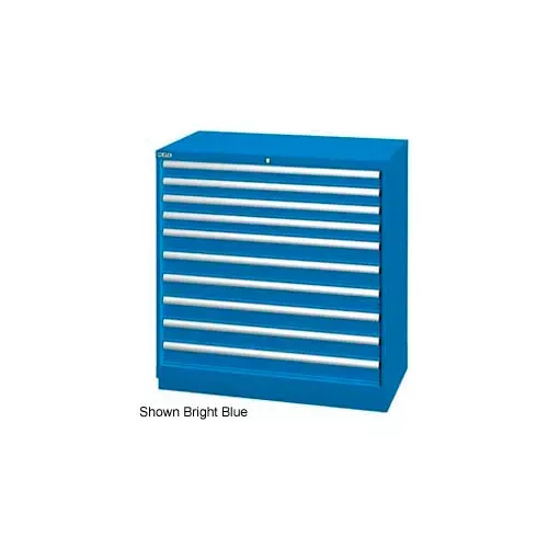 lista-40-1-4-w-drawer-cabinet-10-drawer-162-compart-classic-blue-master-keyed Lista 40-1/4"W Drawer Cabinet, 10 Drawer, 162 Compart - Classic Blue, Master Keyed