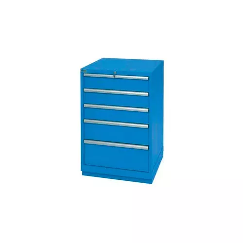 lista-5-drawer-standard-width-cabinet-bright-blue-master-keyed Lista 5 Drawer Standard Width Cabinet - Bright Blue, Master Keyed