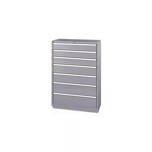 lista-7-drawer-shallow-depth-59-1-2-h-light-gray-no-lock Lista 7 Drawer Shallow Depth, 59-1/2"H- Light Gray, No Lock