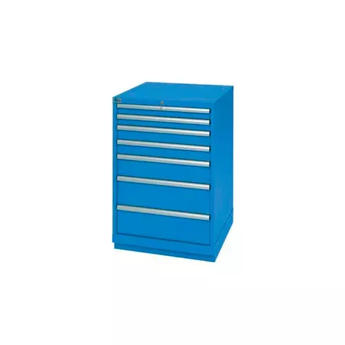 lista-7-drawer-standard-width-cabinet-bright-blue-master-keyed Lista 7 Drawer Standard Width Cabinet - Bright Blue, Master Keyed