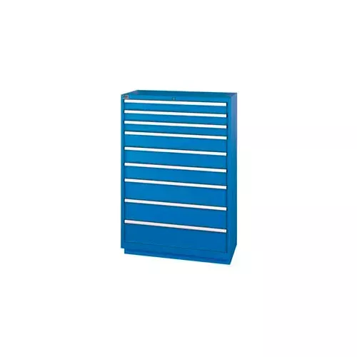 lista-9-drawer-shallow-depth-59-1-2-h-bright-blue-master-keyed Lista 9 Drawer Shallow Depth, 59-1/2"H - Bright Blue, Master Keyed