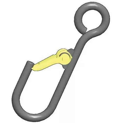 m-w-1-2-alloy-latching-j-hook-650-lb-capacity M&W 1/2" Alloy Latching J-Hook - 650 Lb. Capacity