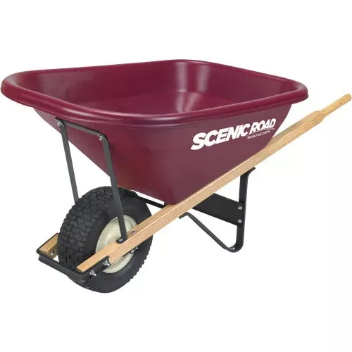 m8-1t-scenic-road-single-wheel-poly-wheelbarrow M8-1T Scenic Road Single Wheel Poly Wheelbarrow