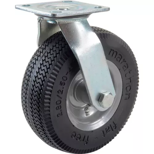 marathon-00316-8-swivel-caster-flat-free Marathon 00316 8" Swivel Caster - Flat Free