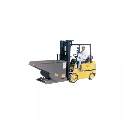 medium-duty-self-dumping-forklift-hopper-1-3-cu-yd-2000-lbs-gray Medium Duty Self Dumping Forklift Hopper, 1/3 Cu. Yd., 2000 Lbs, Gray