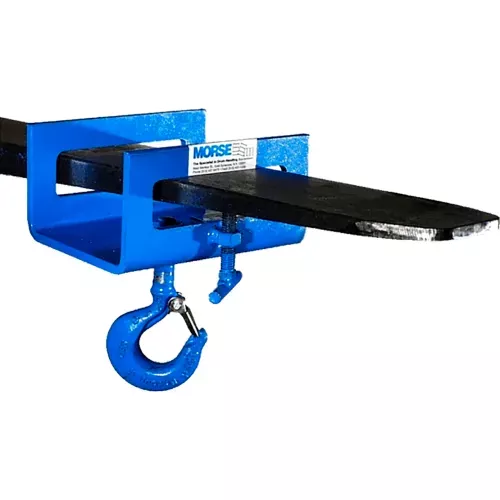 morse-model-284-fork-mount-hook-attachment-2000-lb-capacity Morse Model 284 Fork Mount Hook Attachment - 2000 Lb. Capacity