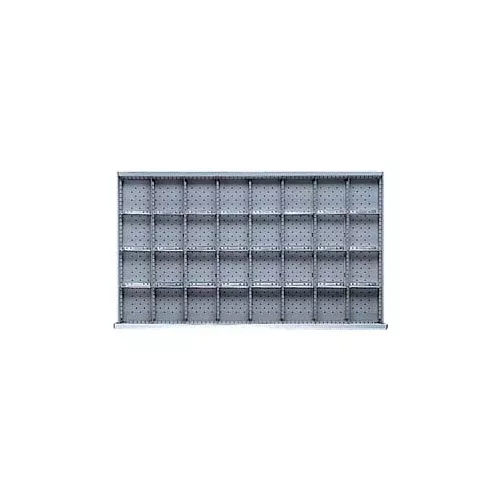 MW Drawer Layout, 32 Compartments 3" H