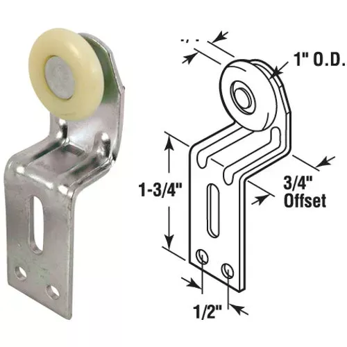 n-6513-prime-line-wardrobe-door-roller N 6513 Prime-Line Wardrobe Door Roller