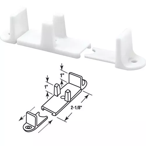 n-6761-prime-line-adjustable-nylon-base-bypass-door-bottom-guide N 6761 Prime-Line Adjustable Nylon Base Bypass Door Bottom Guide