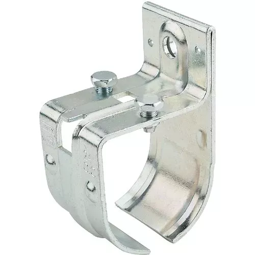 n100007-national-single-splice-round-rail-barn-door-bracket N100007 National Single Splice Round Rail Barn Door Bracket