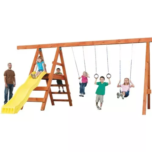 ne4433-swing-n-slide-pioneer-swing-set-kit NE4433 Swing N Slide Pioneer Swing Set Kit