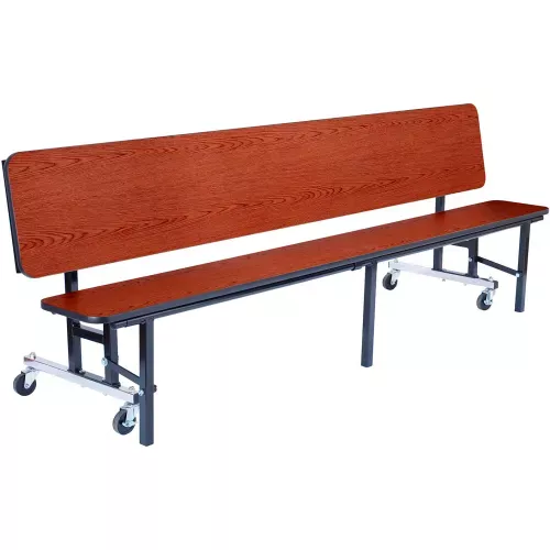 nps-mobile-convertible-bench-unit-mdf-84-lx29-w-cherry NPS Mobile Convertible Bench Unit, MDF, 84"Lx29"W, Cherry