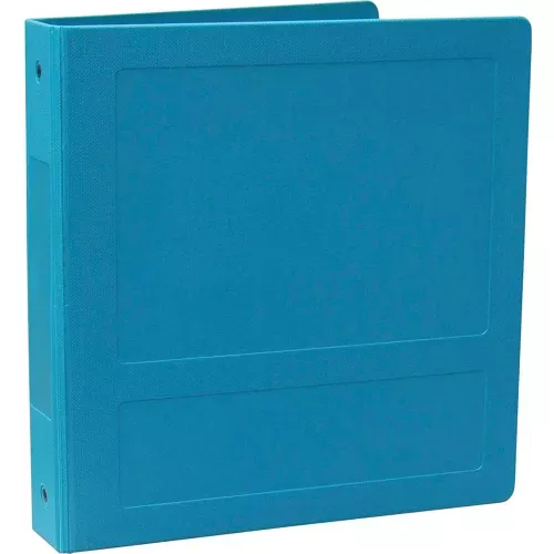 omnimed-1-1-2-molded-ring-binder-3-ring-side-open-holds-300-sheets-aqua Omnimed 1-1/2" Molded Ring Binder, 3-Ring, Side Open, Holds 300 Sheets, Aqua