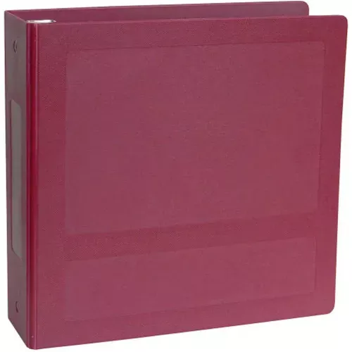 omnimed-1-molded-ring-binder-side-open-holds-250-sheets-burgundy Omnimed 1" Molded Ring Binder, Side Open, Holds 250 Sheets, Burgundy