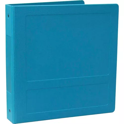 omnimed-2-antimicrobial-binder-3-ring-side-open-holds-375-sheets-aqua Omnimed 2" Antimicrobial Binder, 3-Ring, Side Open, Holds 375 Sheets, Aqua