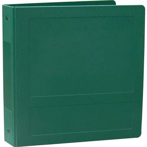 omnimed-2-antimicrobial-binder-3-ring-side-open-holds-375-sheets-forest-green Omnimed 2" Antimicrobial Binder, 3-Ring, Side Open, Holds 375 Sheets, Forest Green